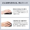 Sanwa Supply Silent Wireless Ergonomic Mouse Black MA-ERGW22