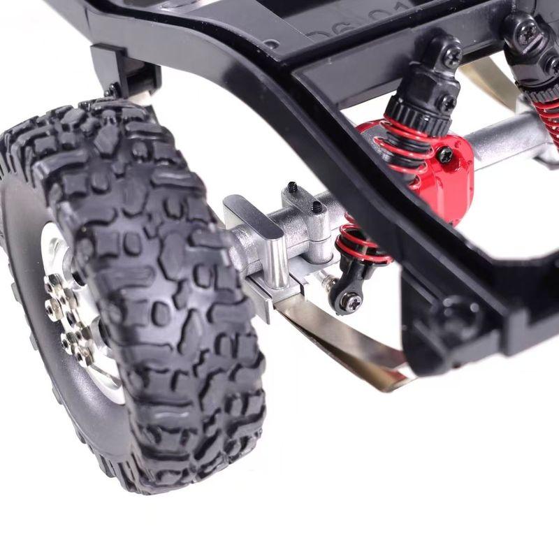 For MN1/12 MN82 LC79 1/12 RC Car Upgrade, Rear Axle Fixing Parts, Rear Shock Absorber Spring Steel Plate Metal Parts Accessories