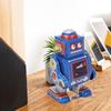 Wind Up Robot Toy Hand Made Decorative Vintage Clockwork Robot Toy Interesting Wind Up Iron Toy for Cafe Bar Restaurant
