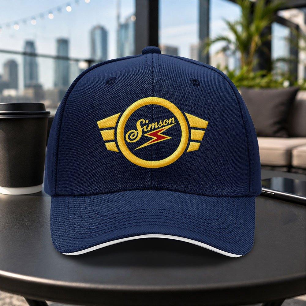 Simson Logo Adjustable Casual Baseball Cap Unisex Lightweight Outdoor Travel Party Daily Wear Multicolored