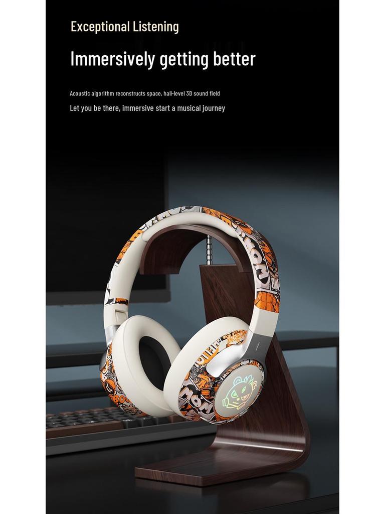 2026 Trendiges Bluetooth Over-Ear Kabelloses Gaming-Headset - Neues Heißverkaufendes E-Sport-Design.