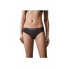 Calvin Klein Printed Comfortable Cotton Sexy Bikini Thong Underwear 3-Pack Women Underwear Space-Black Charcoal-Gray Cherry-Blossom-Pink QP3206O