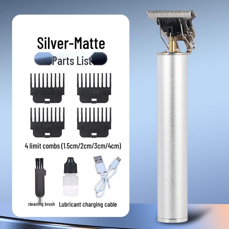 Profesyonel Elektrikli Saç Kesme Makinesi ve Gravür Jileti - Berber Makası Dahil