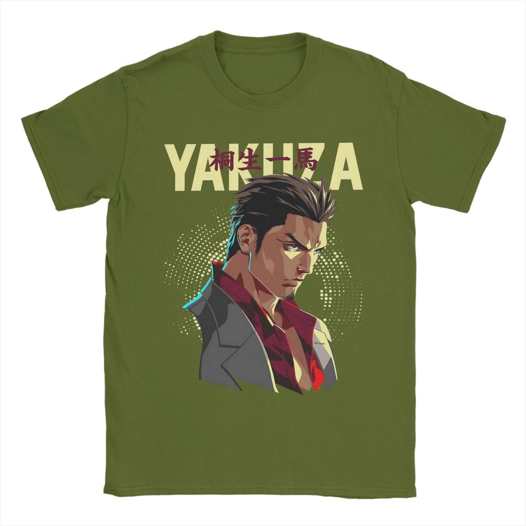 Yakuza Kiryu Dragon T Shirts for Men Cotton Awesome TShirt O Neck  Tees Short Sleeve Clothing Plus Size