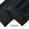 Men's Warm Wool Blend Fleece-Lined Straight Casual Pants