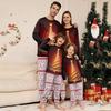 Family Matching Print Sets Pajamas Loungewear Outfits Family Matching Long Sleeve Tops+Pants Set
