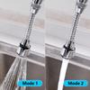 360 ° Adjustment Kitchen Dual Mode Water-saving Pressurized Faucet Extender Bathroom Kitchen Faucet Extender Filter Spray