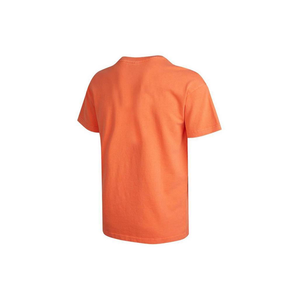 Nike Sportswear Heritage Essentials Logo Print Knit Shorts Sleeve T-Shirt Men Tops Orange DA0034-842