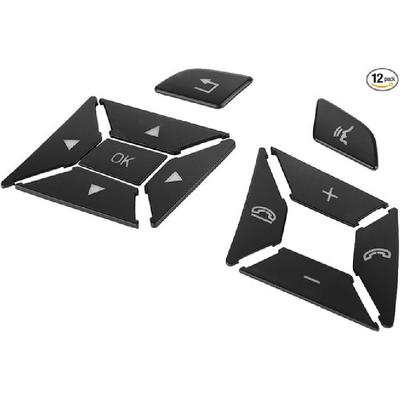 Steering Wheel Button Stickers Cover Replacement for ML GL GLK GLA CLA CLS SL A