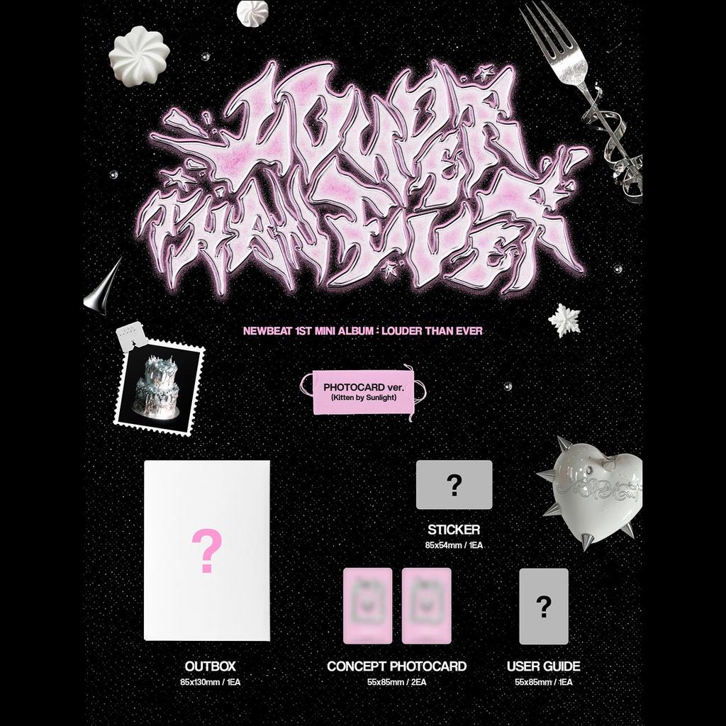 [Pre-order] NEWBEAT - LOUDER THAN EVER POCA ALBUM Ver. + Free Gift