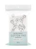 222Pcs Disposable Makeup Cotton Wipes Soft Makeup Remover Cotton Pads Ultrathin Facial Cleansing Paper Cleaning Make Up Tool