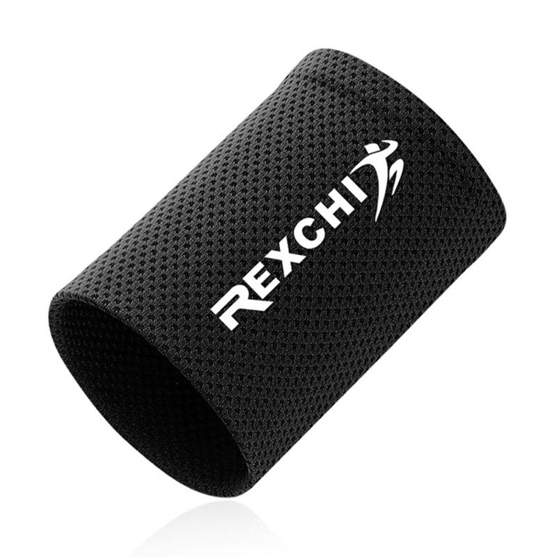 

Підтримка браслета для зап’ястя, дихаючий ремінець із льодом і охолодженням від поту, тенісний браслет, спортивний ремінець для поту чорний