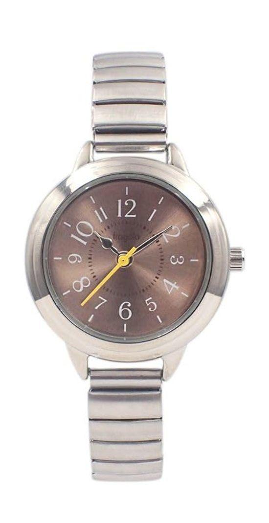

[Follow] Fragola Watch 10 ATM Water Resistant Bellows Watch N04023A-5 SV/MOC Women s Silver
