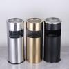 Oushenghua Round Iron Trash Can with Galvanized Liner