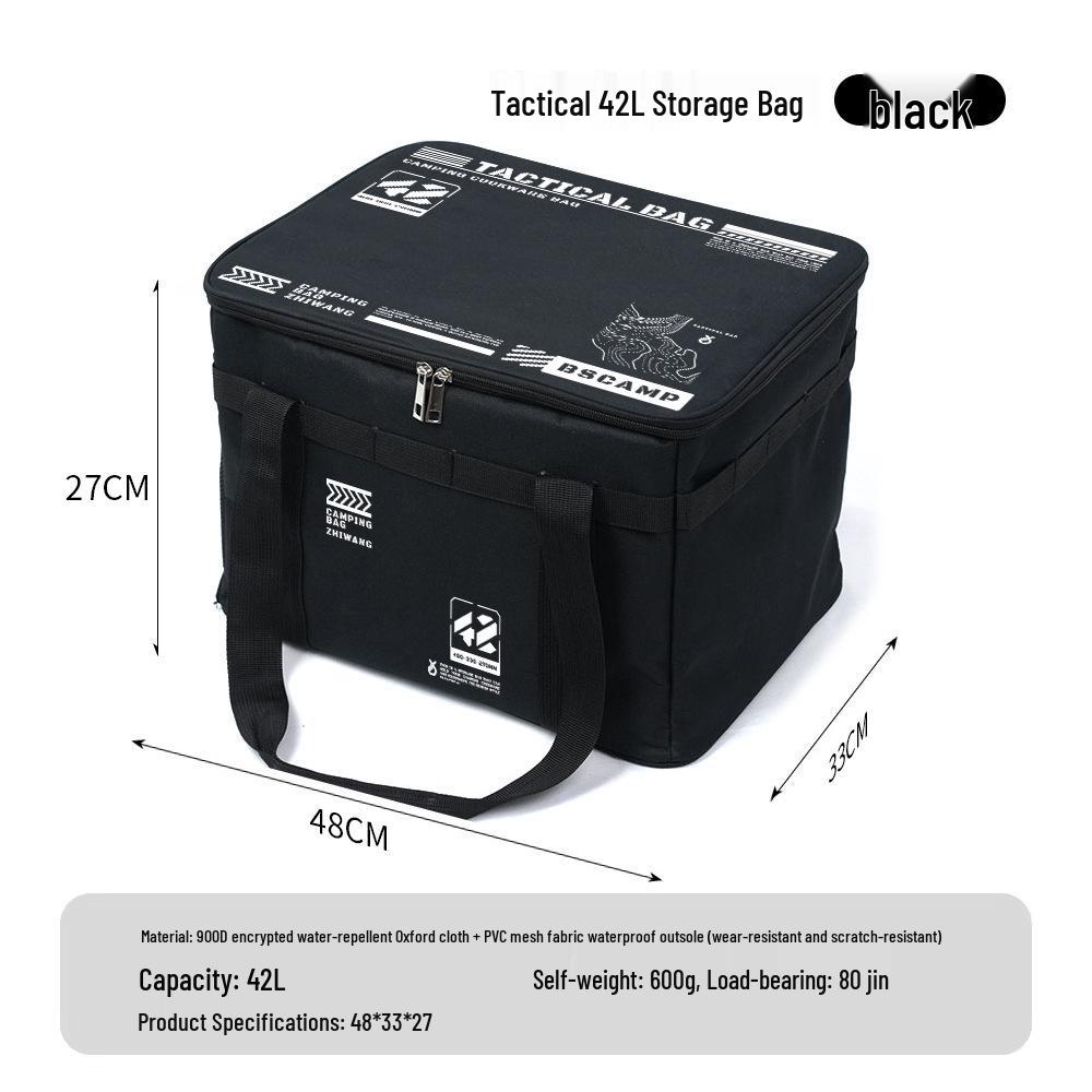 30L Outdoor Storage Bag for Cookware and Gas Cans - Anti-Collision Camping Picnic Bag