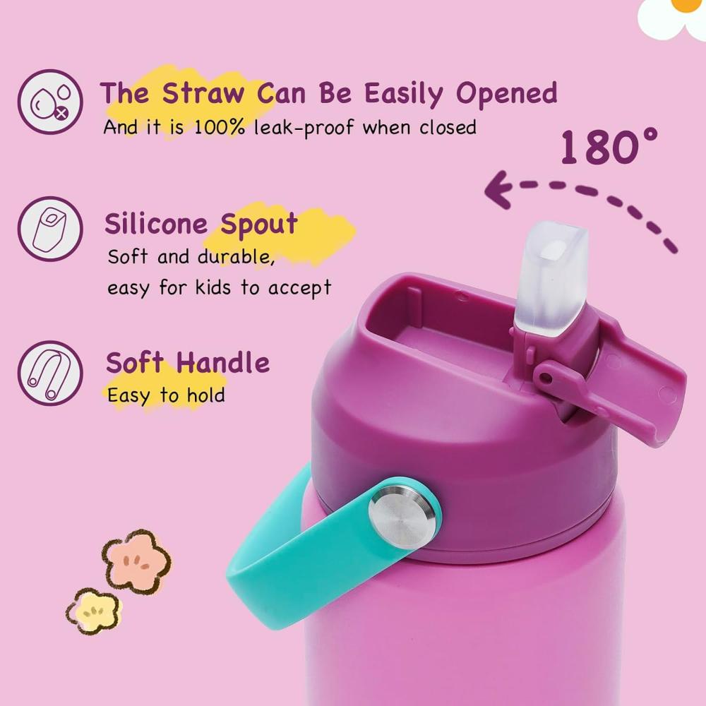 Бутылка для воды из нержавеющей стали для детей — фото 9