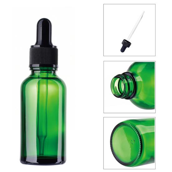 2 Stück Leere 30 Ml Glasflaschen Mit Trichter – Für ätherische Öle, Kosmetik, DIY-Mischungen