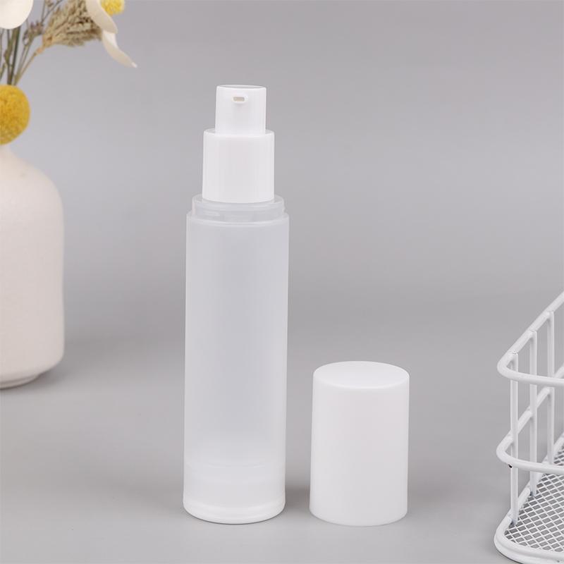 15 ml-100 ml Weiße Leere Vakuum Airless Plastik Lotion Creme Flaschen Behälter Reisegröße Cremebehälter Pumpe Parfümflasche