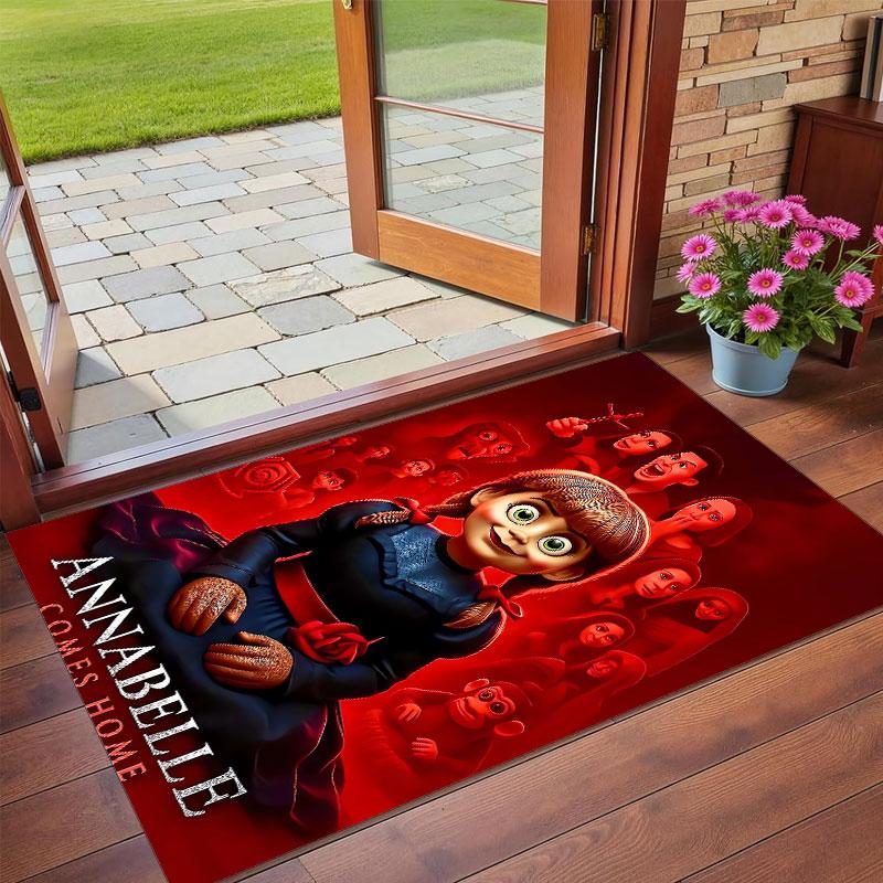 Crystal Velvet Rug Soft Non Slip Indoor Floor Mat Home DecorThe Conjuring Annabelle