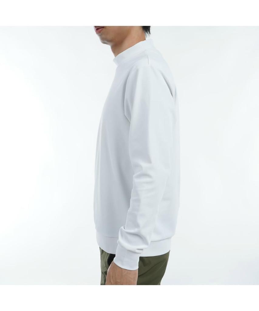 Admiral GOLF Mini Waffle Long Sleeve Mock Neck Shirt ADMA462