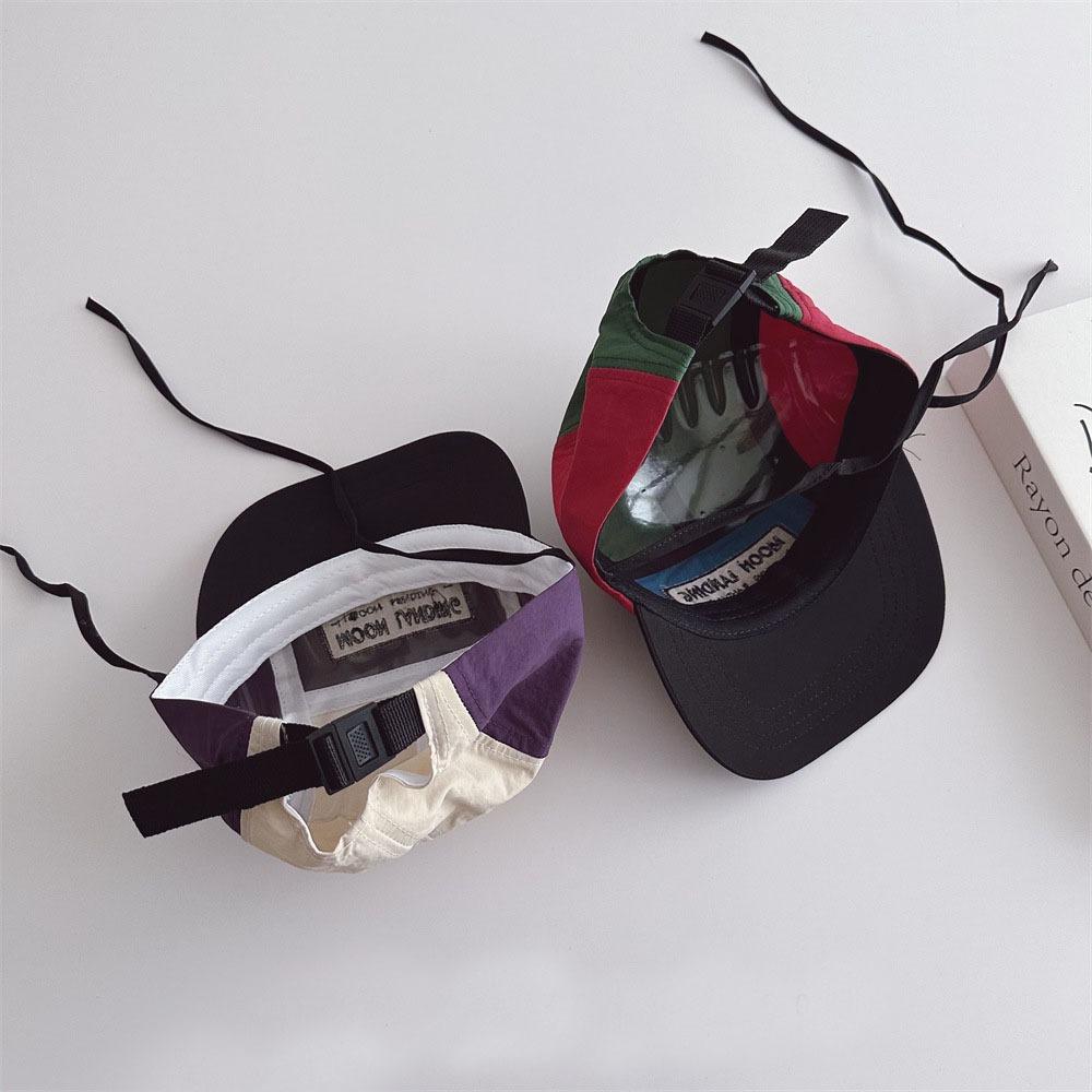 Casual Retro Parent Unisex Baseball Cap Japanese Style Quick Drying Soft Top Cap Breathable 5 Panel Flat Edge Hat Unisex