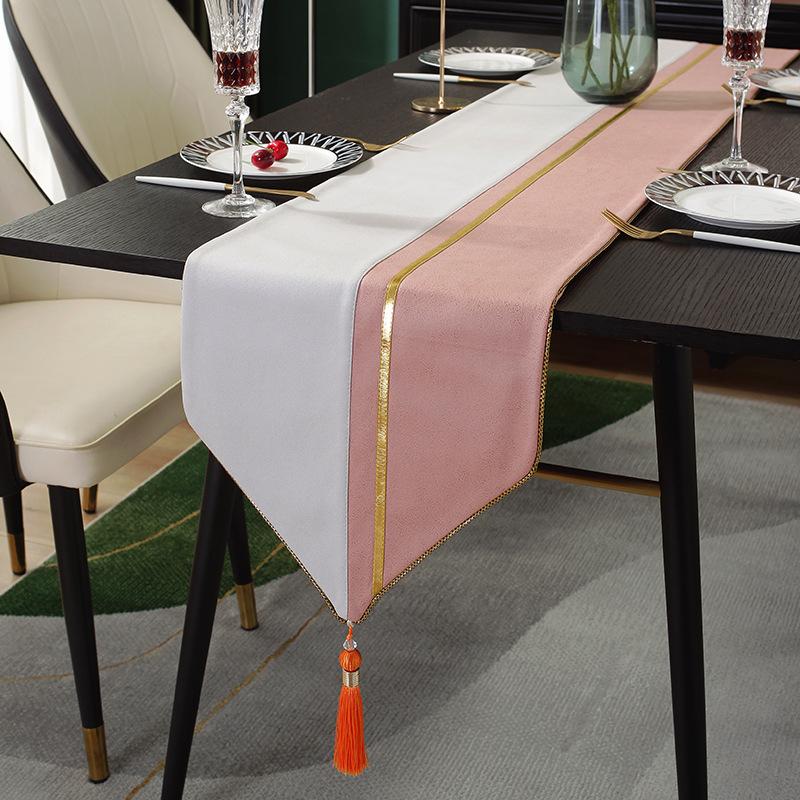 Nuovo Lusso Moderno Bandiera da Tavolo Hot Selling Bandiera da Tè Tovaglietta Nordico Minimalista Showroom Tavolino da Tè Tovaglietta da Tè Disposizione Mobile TV