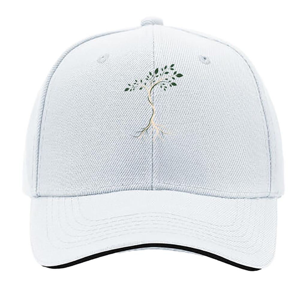 Minimal Botanical Roots Line Art Hip Hop hat Fashion Outdoor Sports Sandwich Baseball Cap