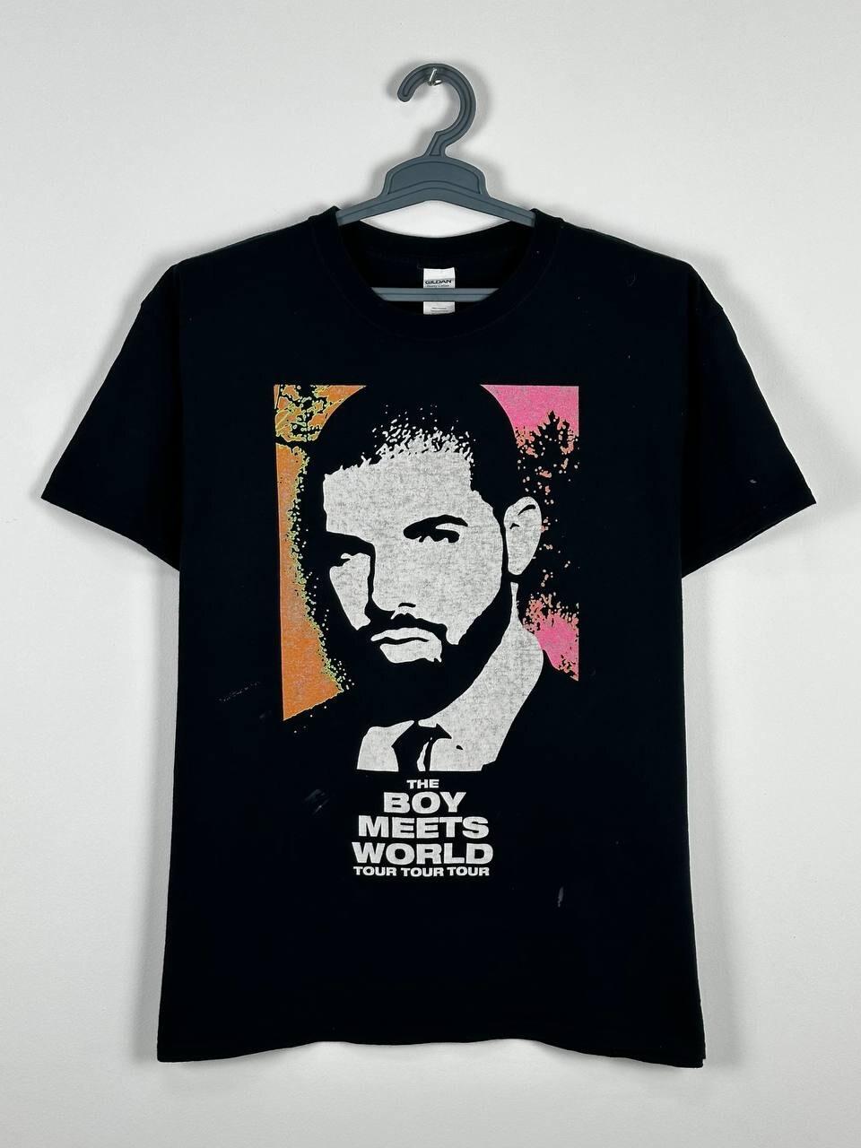 Vintage Drake Boy Meets The World Tour Rap T Shirt Size L Unisex T-Shirt M
