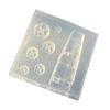 Sturdy Silicone Nail Art Decorations Mold Bowknot Flower Embossing Mold For DIY 3D Manicure Accessories Making