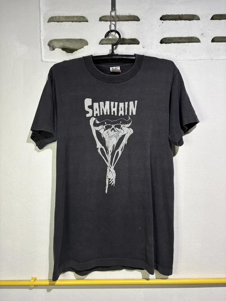 Maglietta regalo Samhain anni '90 colore nero ristampa AN47264