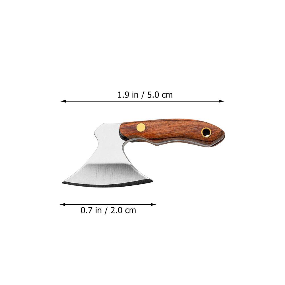 Mini Kitchen Knife Mini Hatchet nament Handmade Gift Key Chain Pendant Steel nament Axe Shaped Pendant Steel Axe nament Party