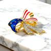 Dripping Oil Machi Bow High-end Brooch