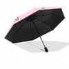 1pc My Melody Pink Umbrella - Automatic Open/Closed, Portable Folding Design, 8-Rib Iron Frame Outdoor Umbrella, Ideal Gift for Fans, Travelers, Every