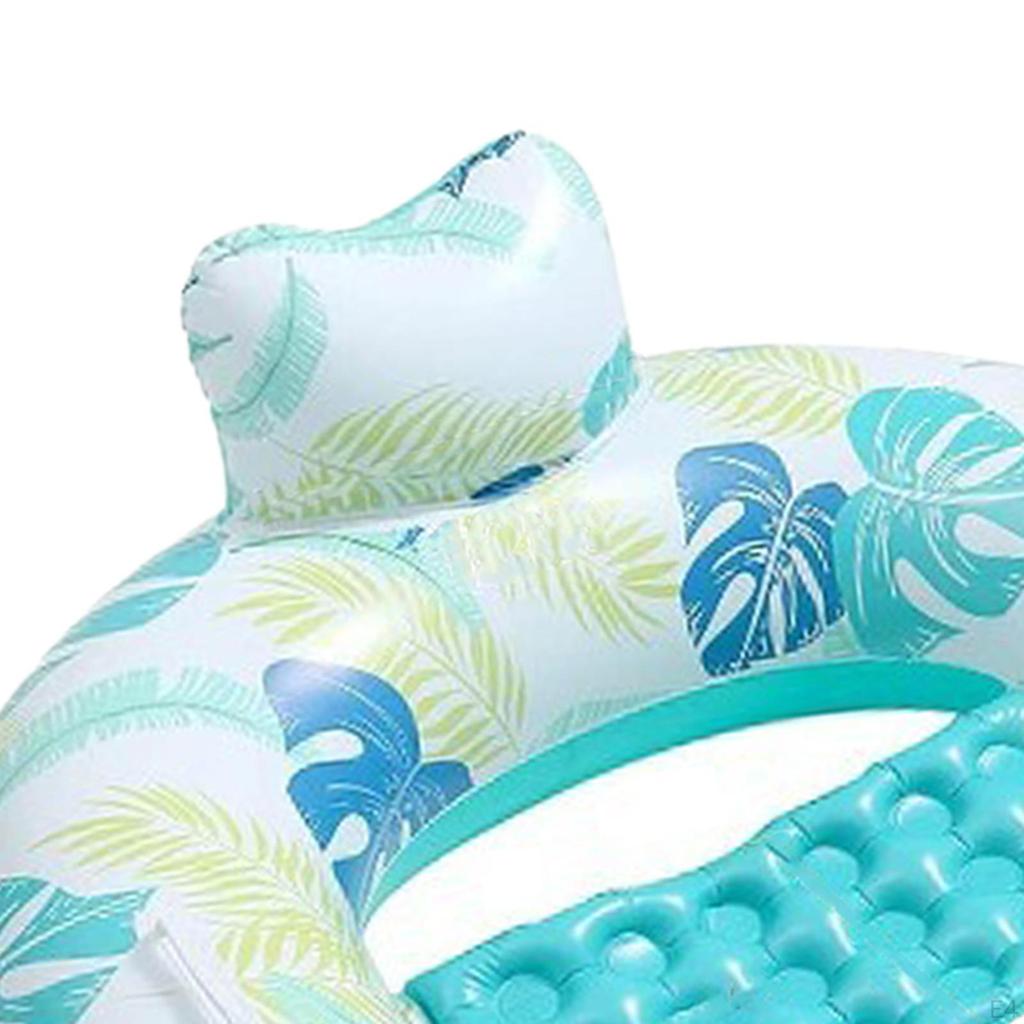 Comfortabele Zwembaddrijverstoel met Ingebouwde Bekerhouders voor Zomerse Ontspanning