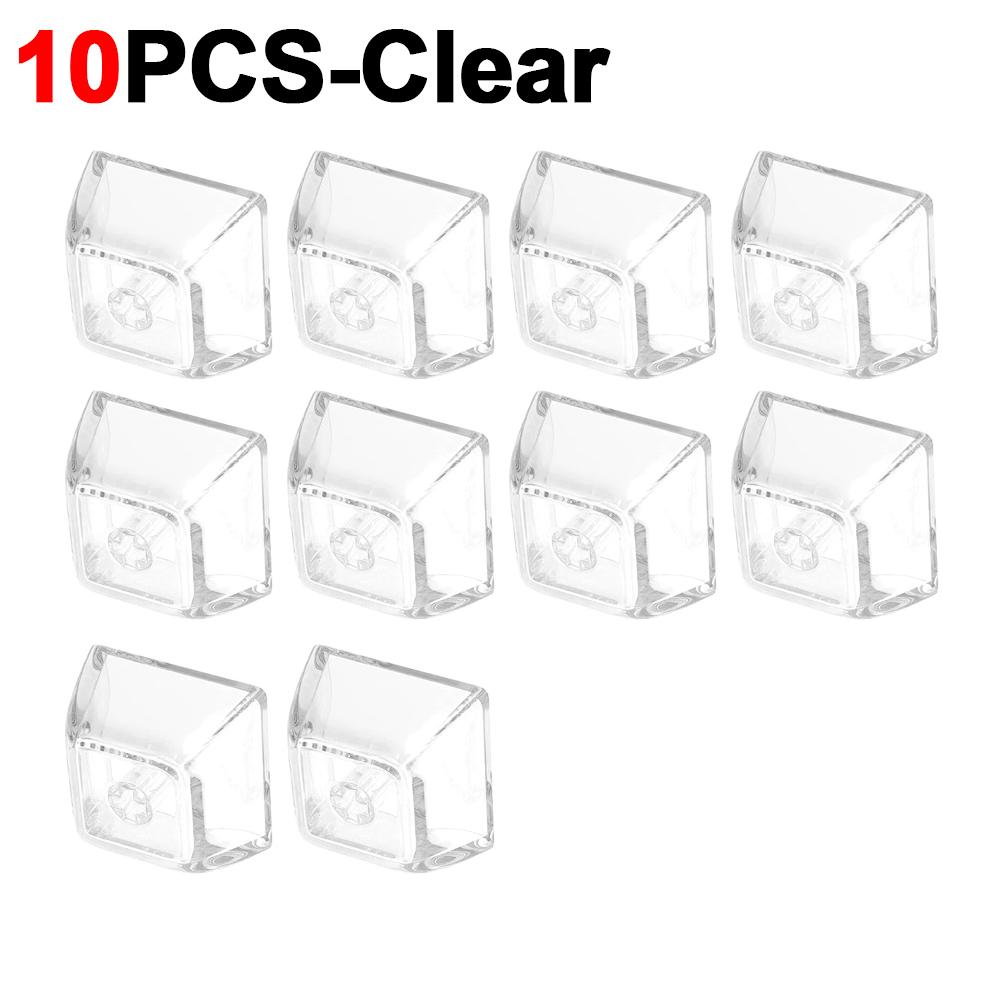 Blank Transparent Keycaps Profile Crystal Translucent Mechanical Keyboard Keycap Key Cap Universal Cross Axis ESC WASD Keycaps