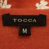 TOCCA Floral Long Sleeve Knit Cardigan M Pink X White Women Used