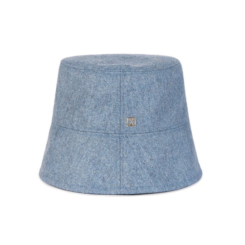 VARZAR VA Square Drop Overfit Bucket Hat Ash Blue