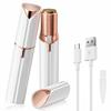 Electric Facial Face Painless Razor for USB White Women's Shaver, Shaver, Face, Eyebrows, Chin, Rechargeable,