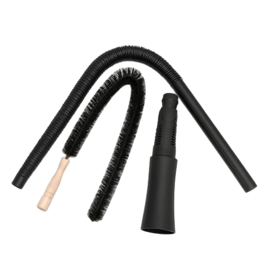 Flexible Dryer Vent Cleaning Kit Lint Remover Brush Vacuum Hose Attachment Universal Cleaning Tool for Dryer Washing Machine Hom