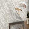 Artistic Beige Baroque Retro Flowers Voile Curtains Window Treatment Chiffon Tulle Curtain Kitchen Living Room Bedroom Light Filtering For Great