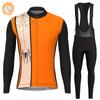 Men's Cycling Jerseys Set Halloween Winter Thermal Fleece Long Sleeve Coat Riding Bike Jacket Cycling Suits Set Ropa Ciclismo
