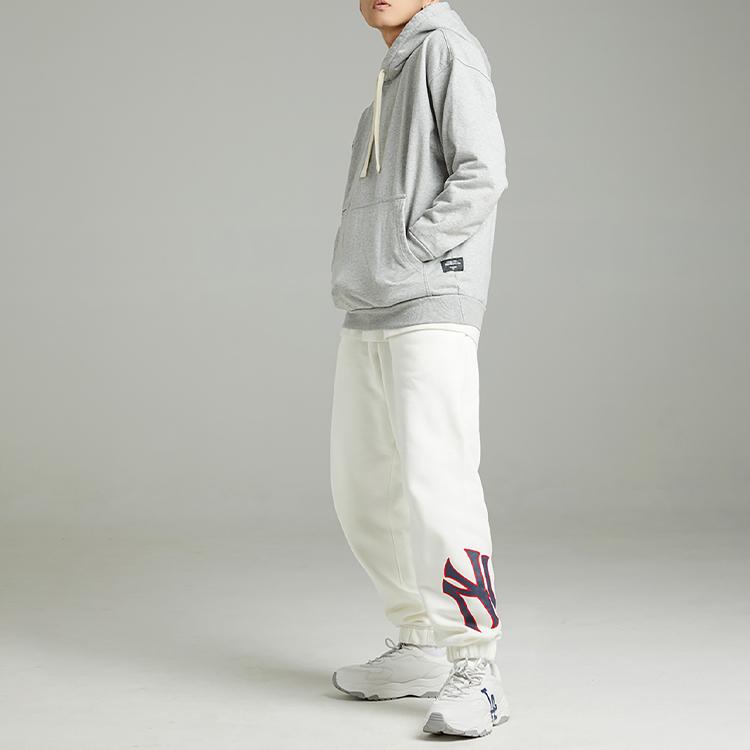 New MLB Knitted Sports Pants Unisex White 3APTB0526-50IVS