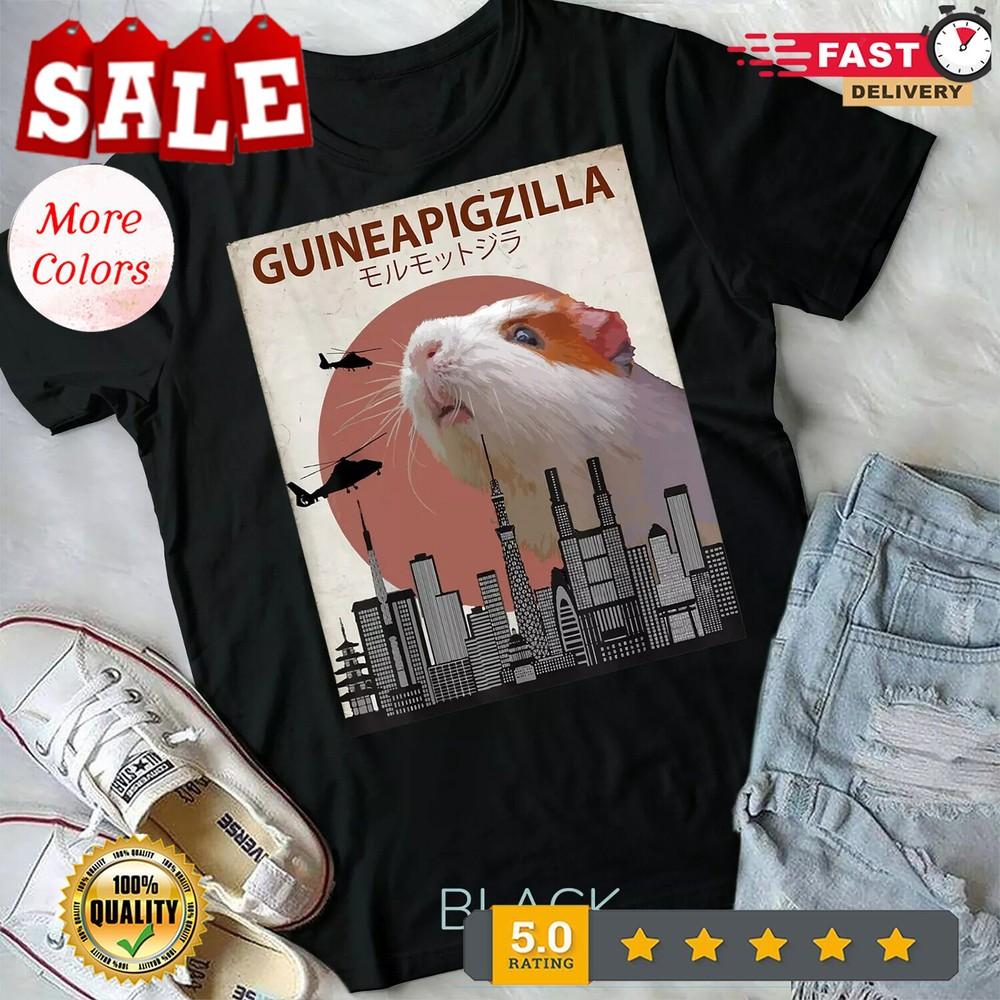 2025/Guineapig wbr/ zilla Funny Guinea Pig T-Shirt Gift - Unisex Form T-Shirt Unisex T-Shirt S
