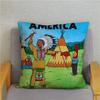Federa Cuscino con Fantasia Ding Ding Adventure Regalo per Bambini Federa Quadrata Decorazione Auto Divano Casa