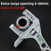 Schraubenschlüssel mit großer Öffnung, verstellbar, kurzer Griff, Multifunktionsschlüssel, Installationswerkzeug, Abflussrohr