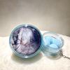 Keyring Round Badge Storage Pouch Badge Display Clear Outdoor Bag  Goods Display