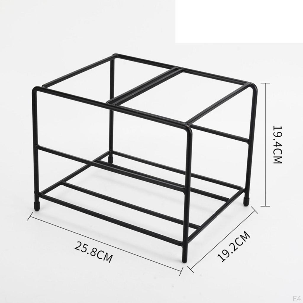 Coffee Syrup Display Rack Seasoning Organizer Iron Spice for Bar Bathroom
