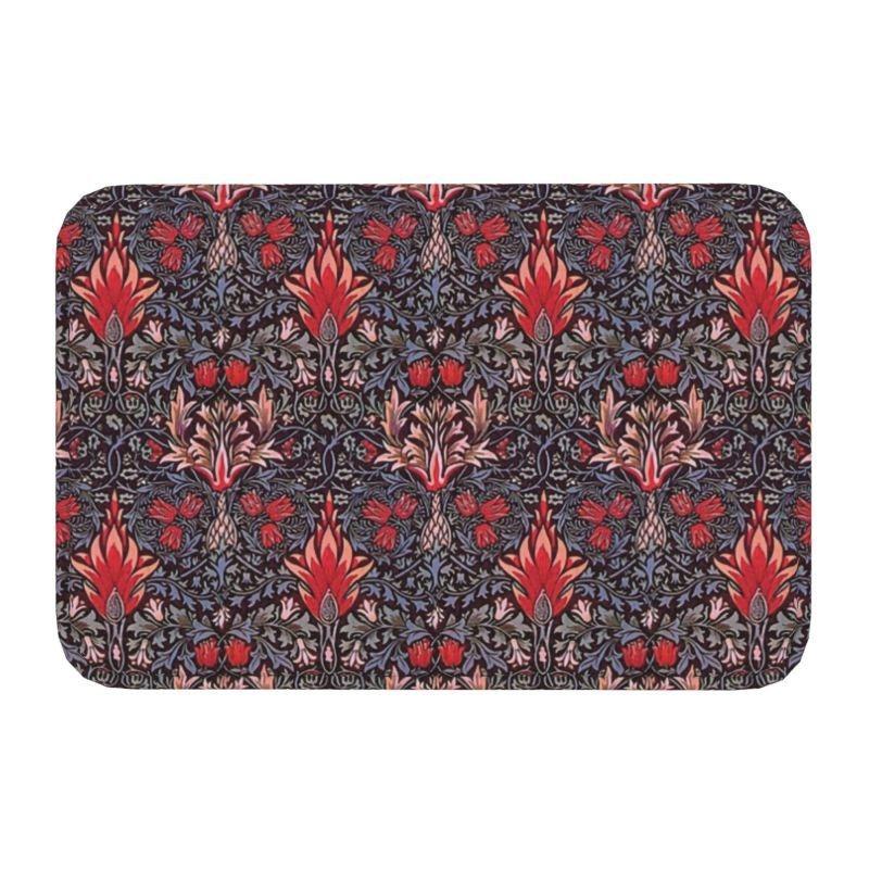 William Morris  Rug Front Floor Door Entrance Mats Indoor Textile Pattern Bath Kitchen Doormat Balcony Carpet Non-slip Floor Mat