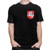 Custom Lietuva Lithuania Coat Of Arms T Shirt for Men Tshirt Leisure Tee Tshirt Loose Fit