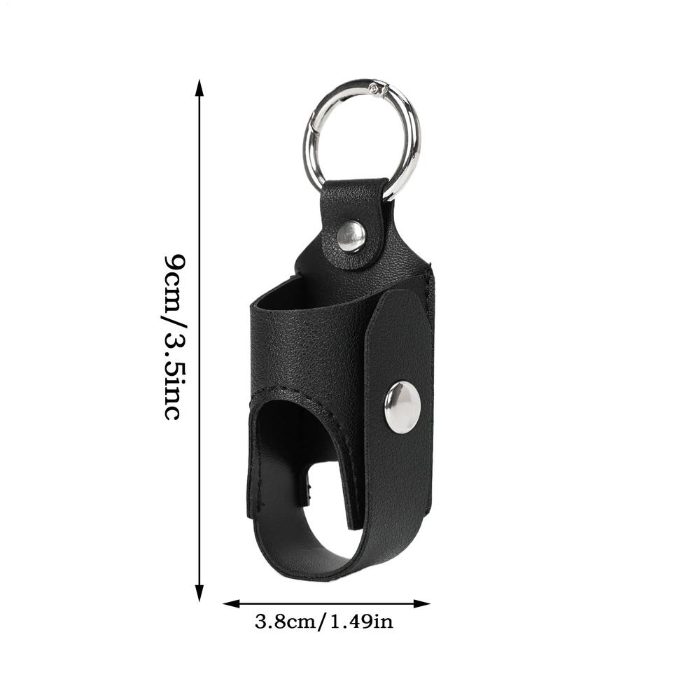 inhaler holder Portable PU Leather inhaler case keychain Spray bottle storage bag L-Shaped Inhaler Portable Stand for outdoor